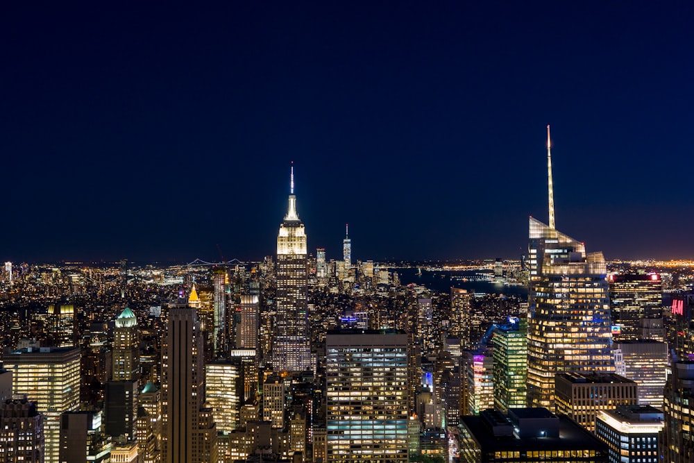 aerial phto of buildings