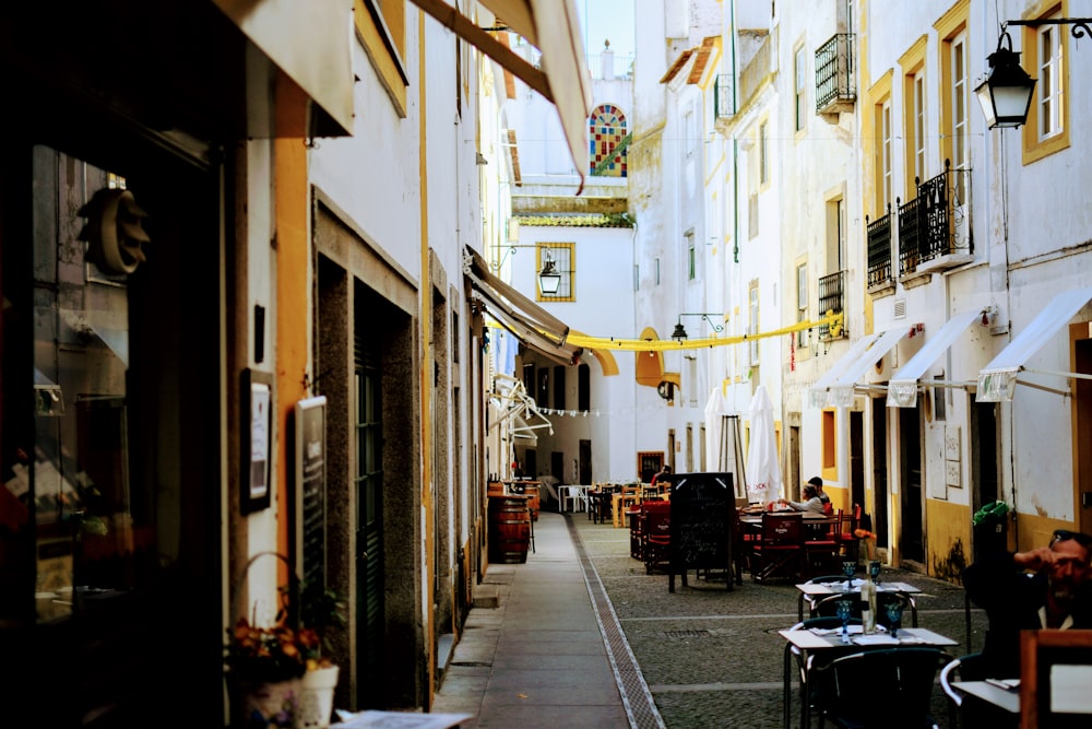 white and brown buildings