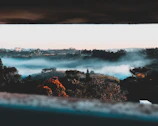 Wide-angle view of Bogor’s iconic landmarks framed by morning mist.