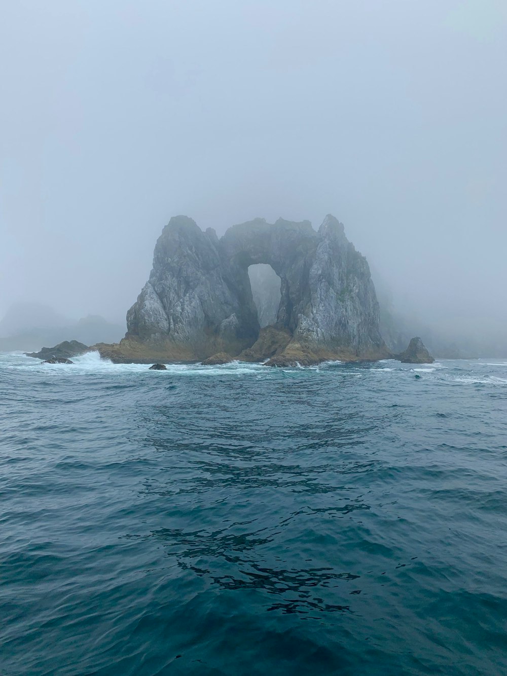 rock formation near sea