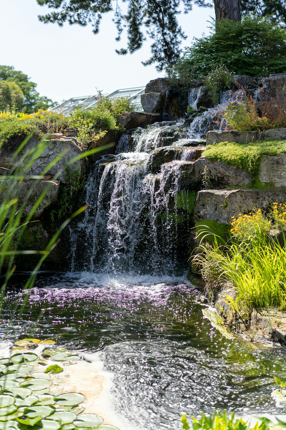 waterfalls during daytime