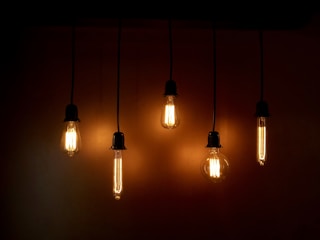 lighted hanging lights