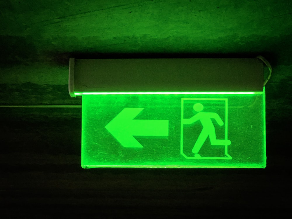 fire exit signage