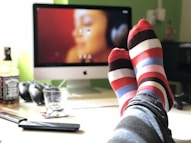 shallow focus photography of persons feet