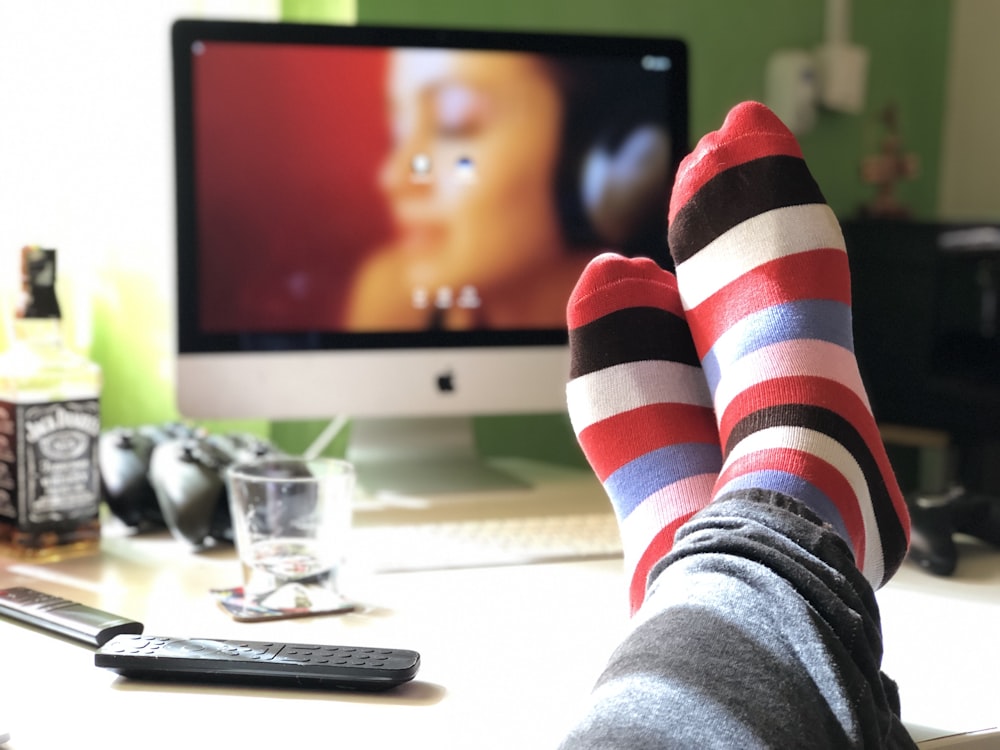 shallow focus photography of persons feet