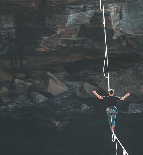 man on rope