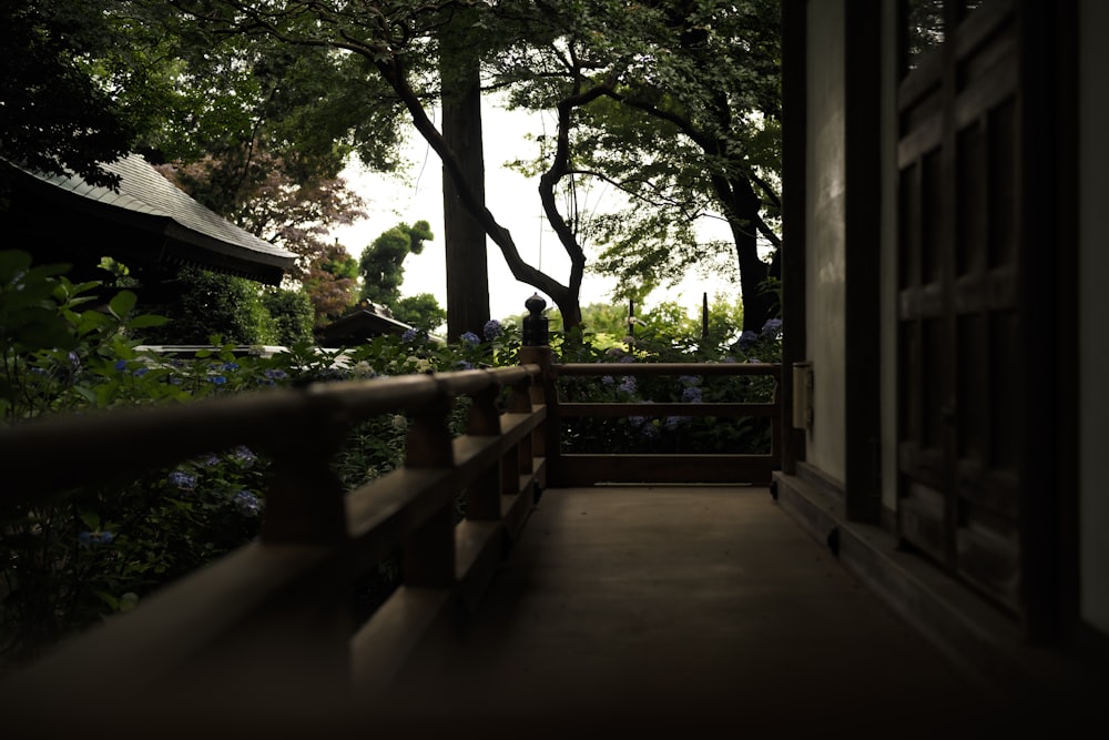 empty house porch