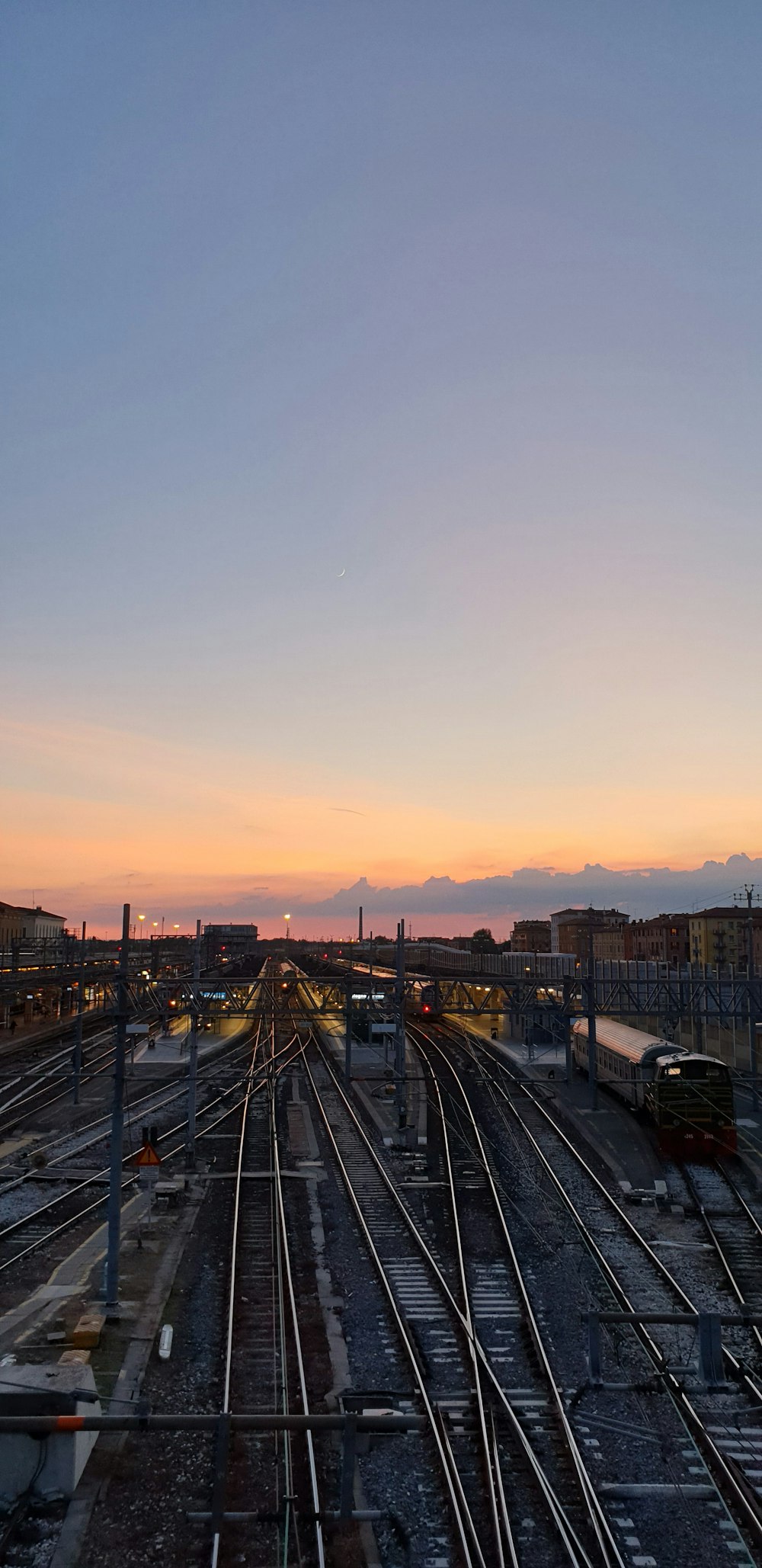 Trenes en depósito