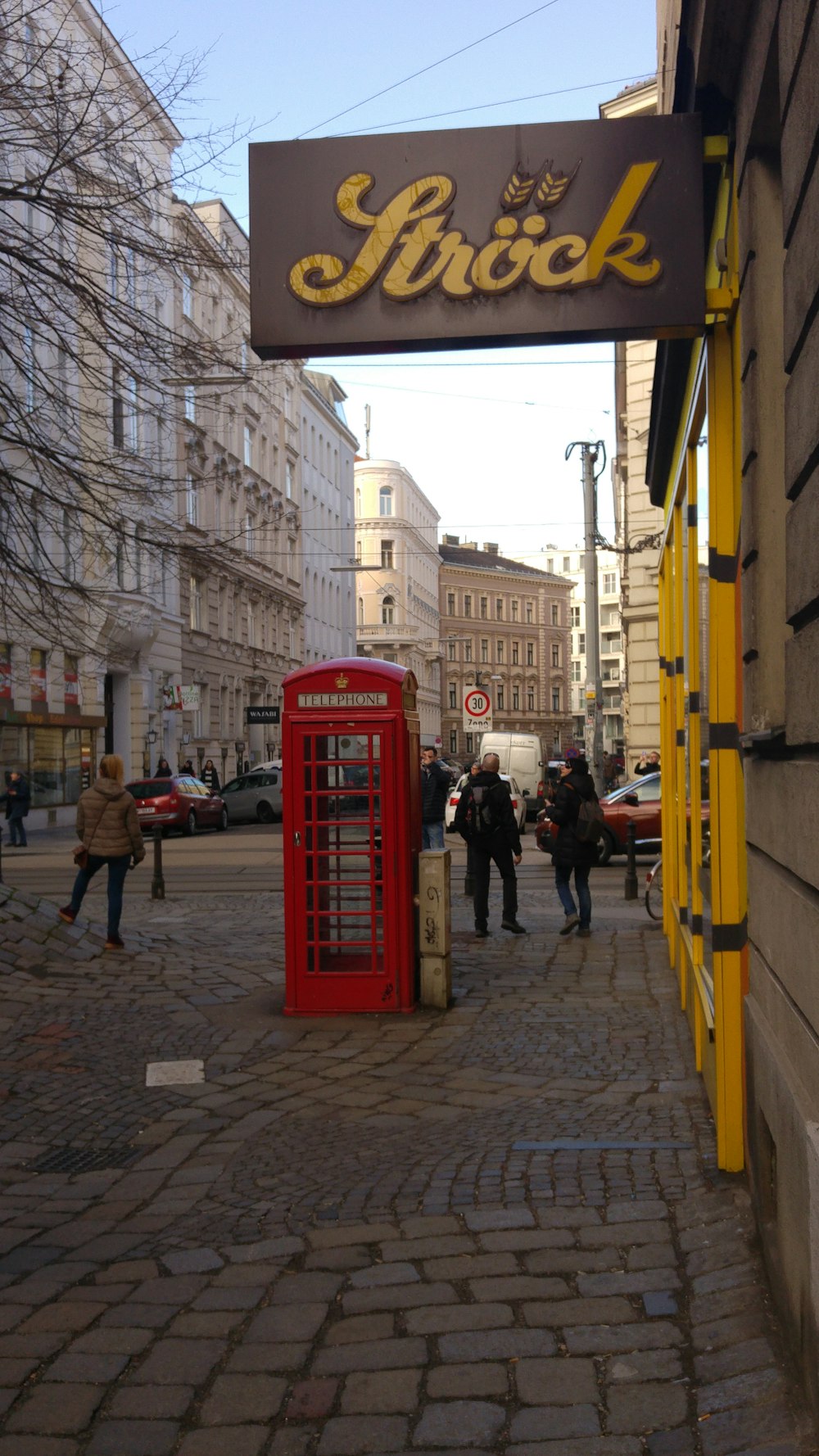 red phone booth