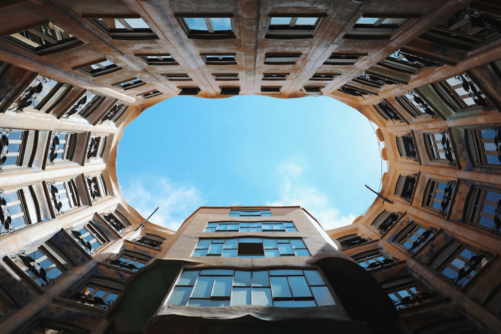 close-up photography of brown building during daytime