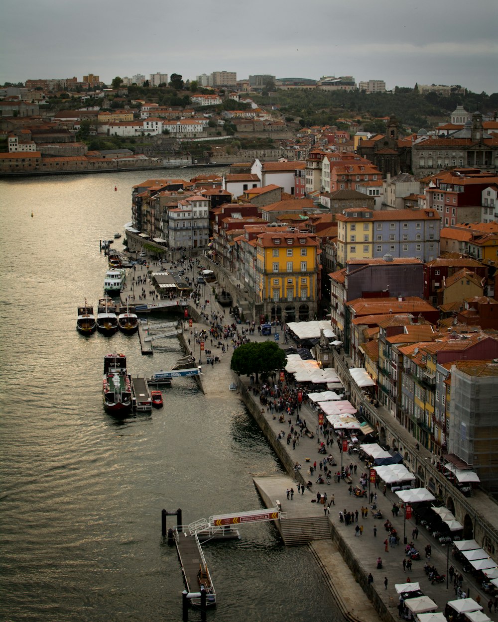 aerial photo of city