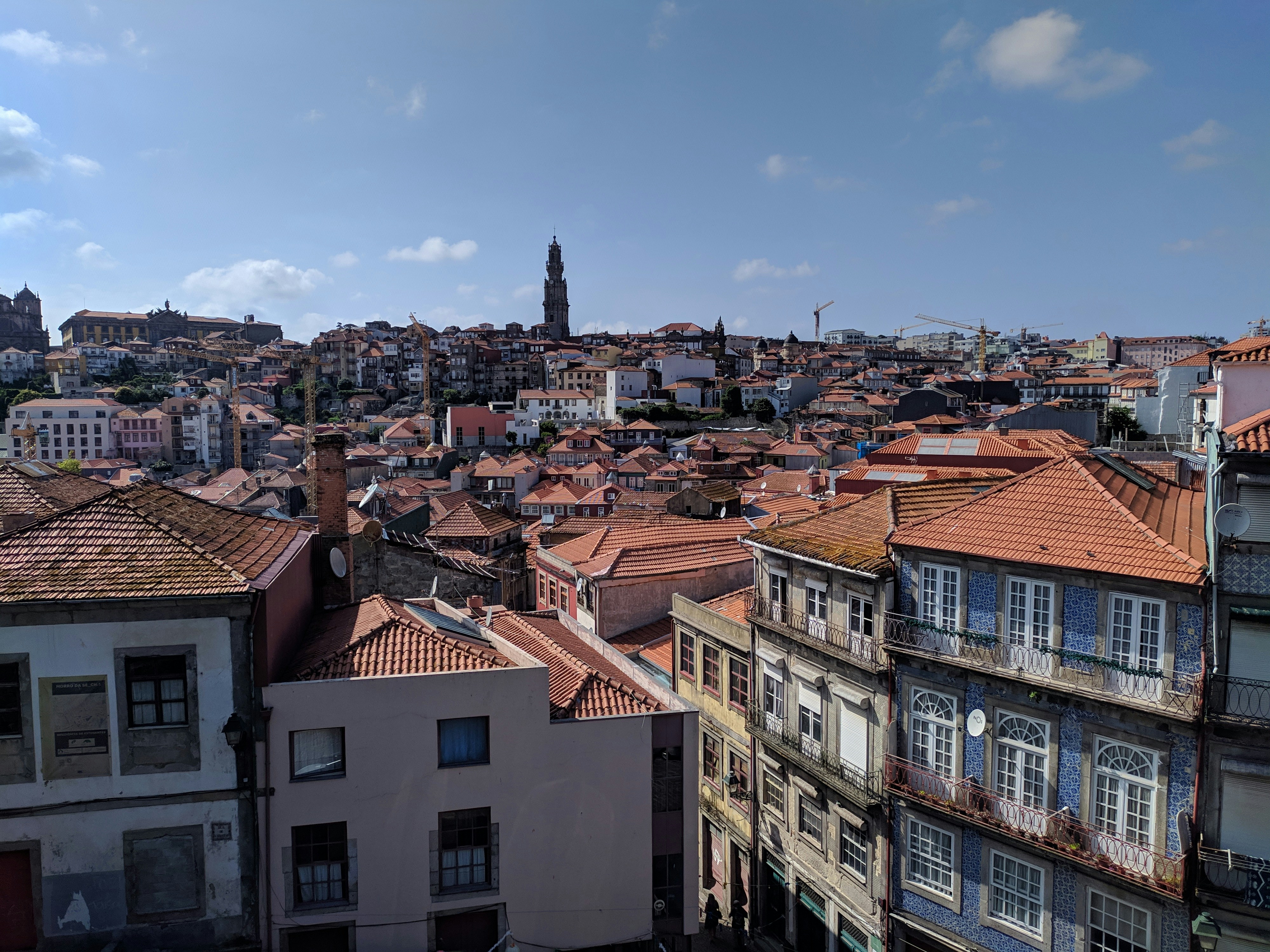 aerial photo of city