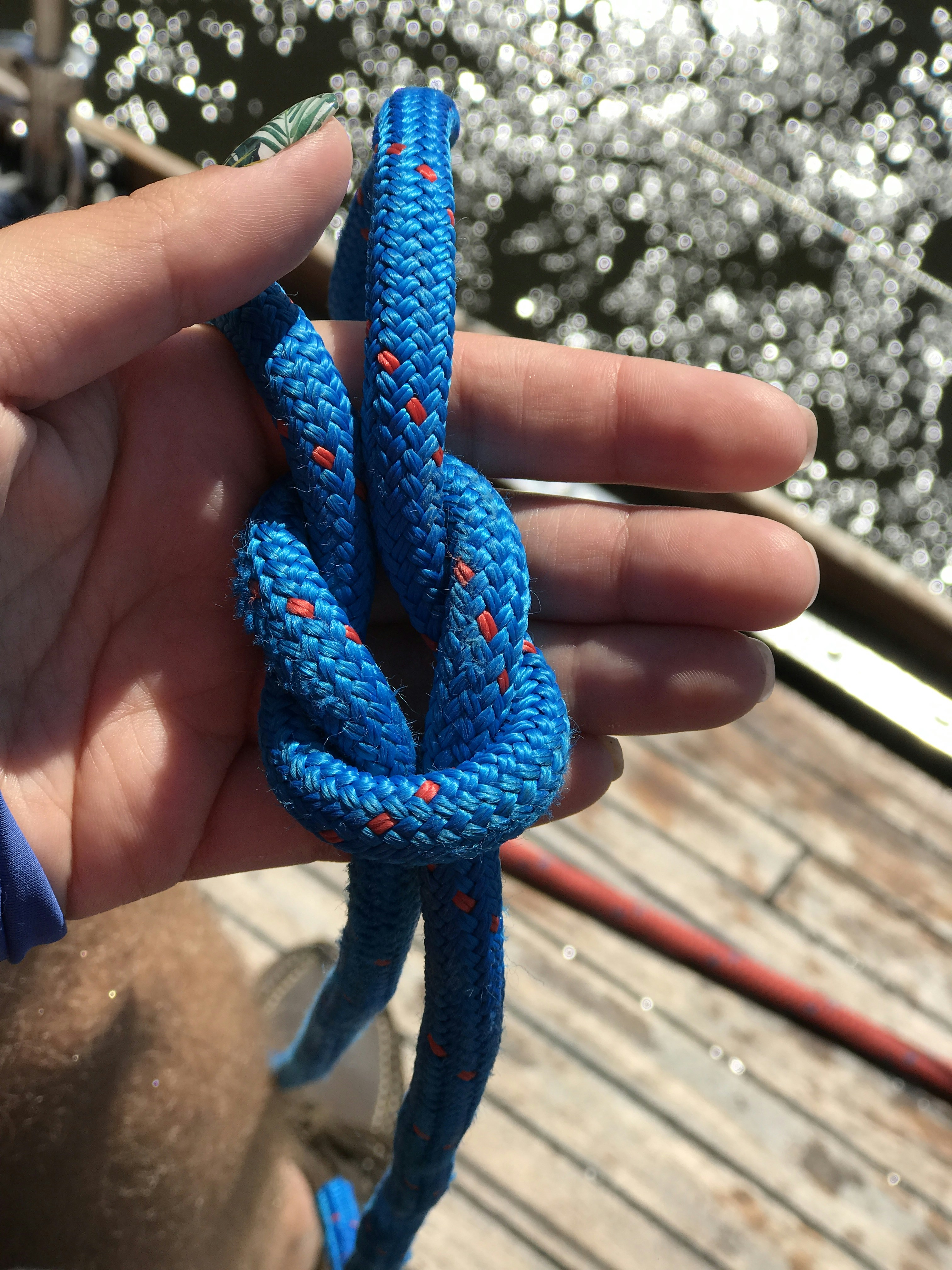 blue rope