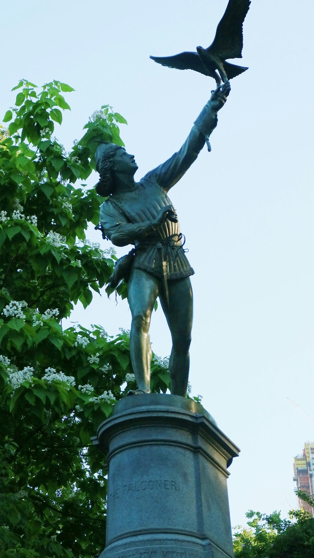 low angle photo of statue