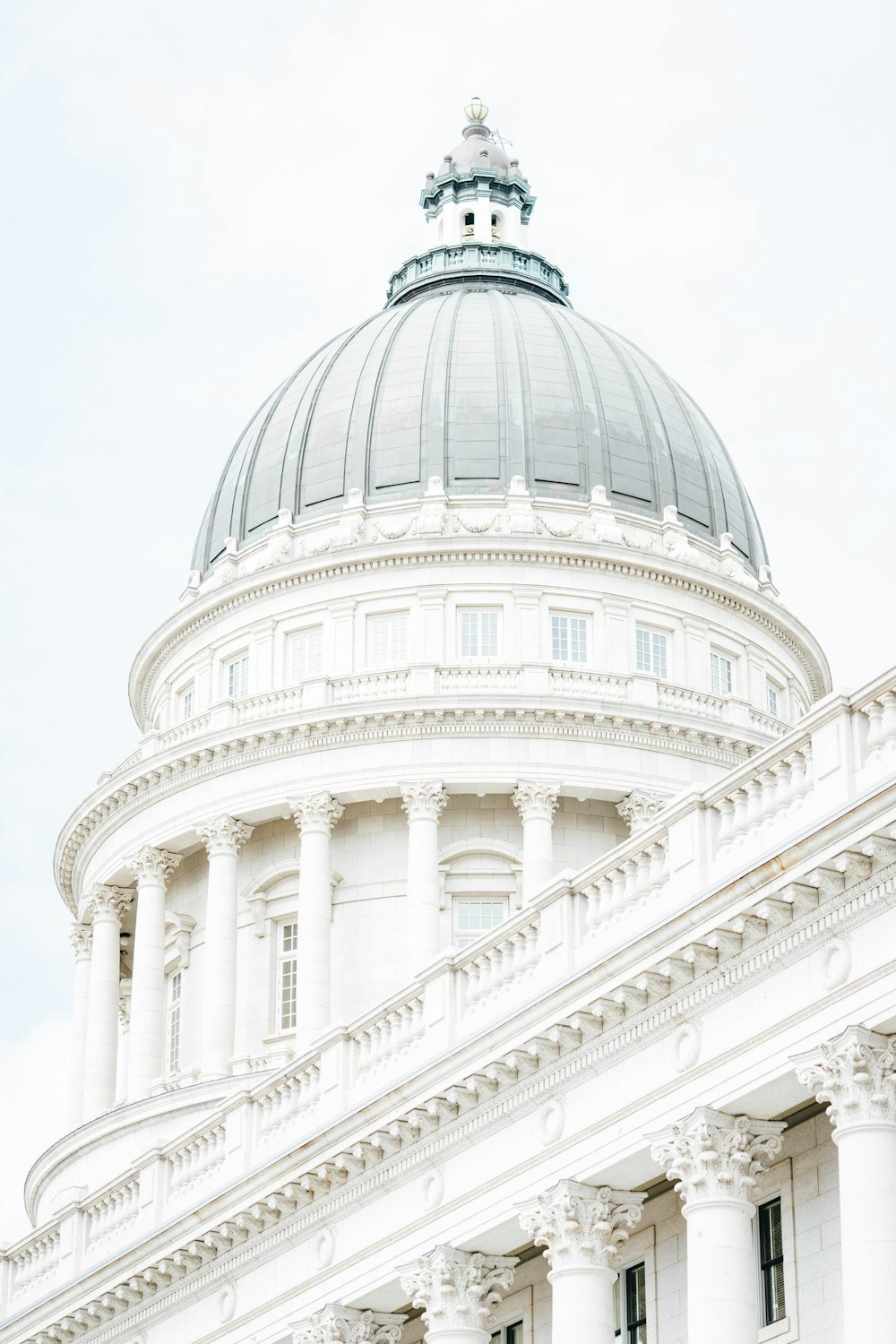 white concrete building with dome