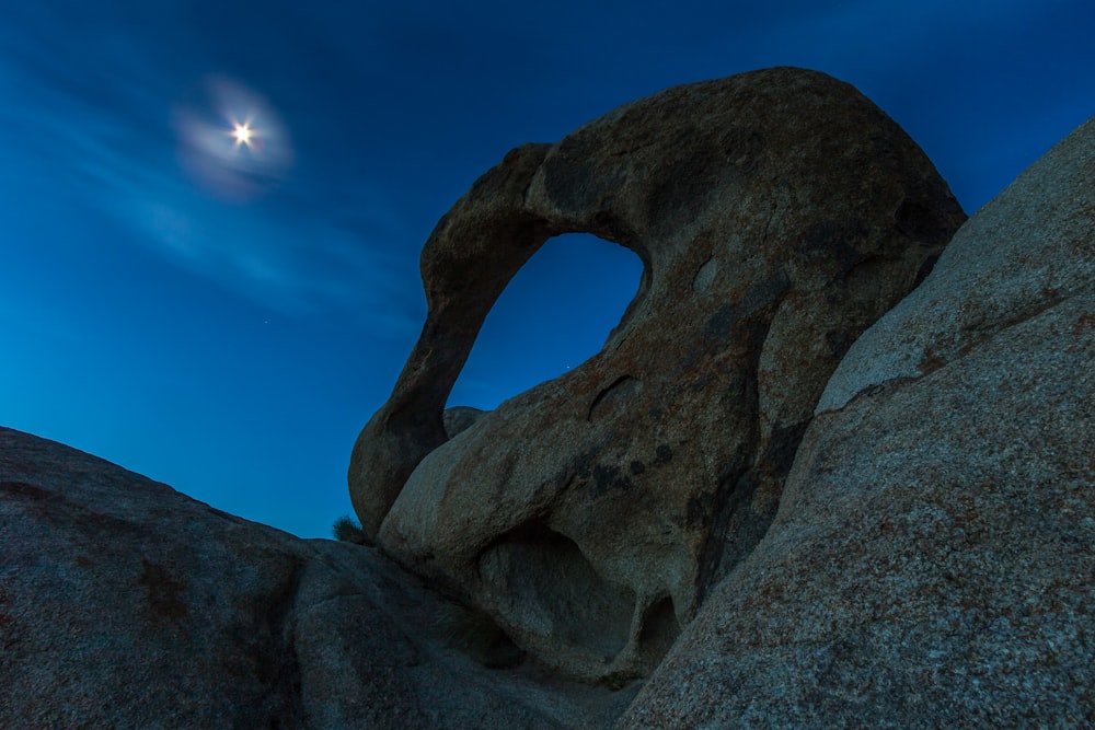 gray boulders