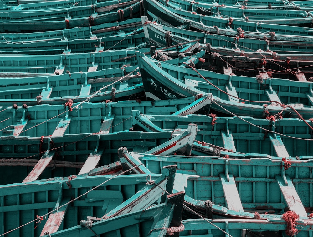 a bunch of boats that are sitting in the water