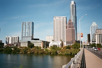 lamp post near river