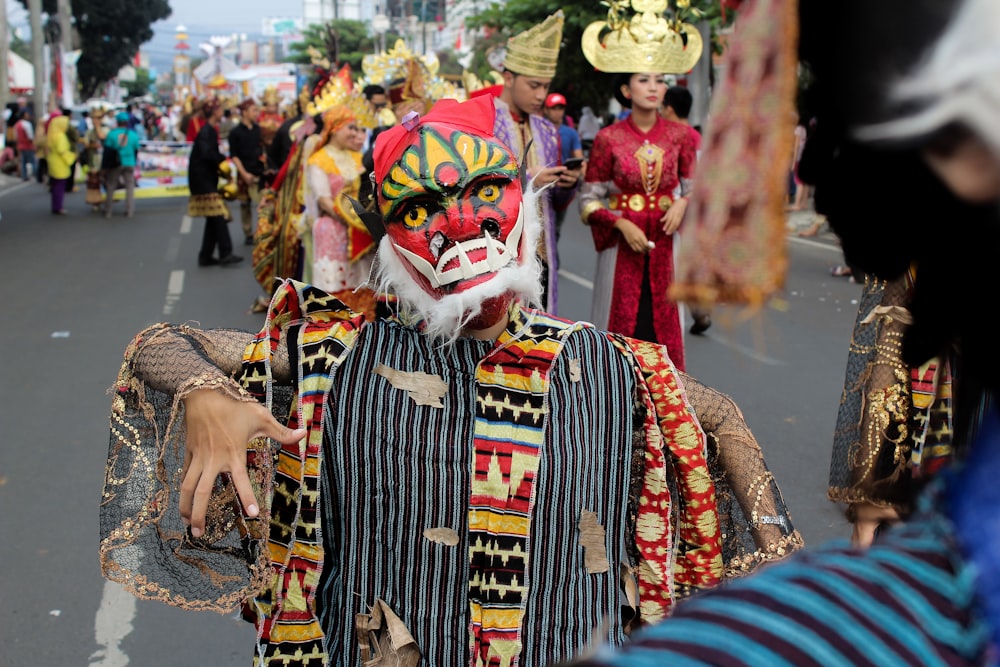 festival with masks