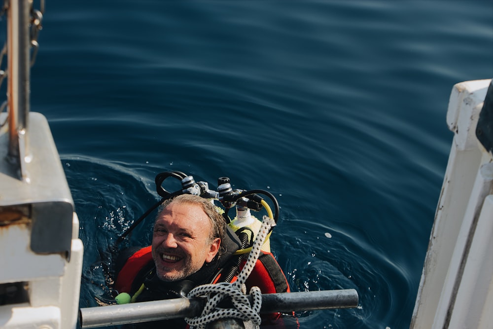 man on body of water