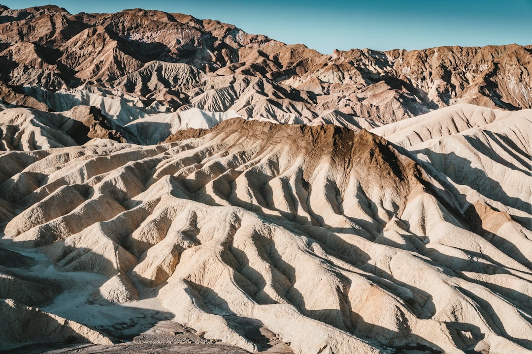 aerial photograph of mountain ranges