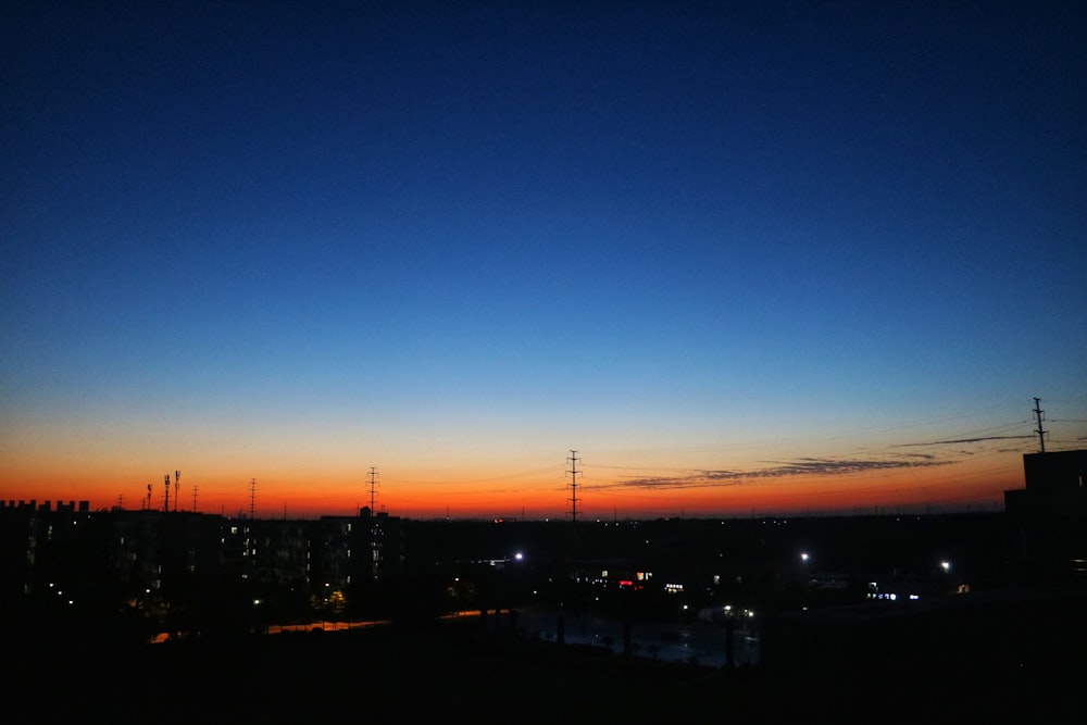 building at night