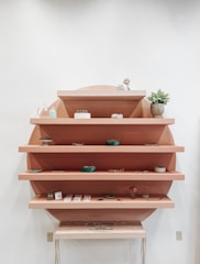 A beautifully arranged display of floating shelves.