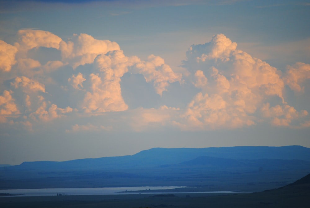 white clouds