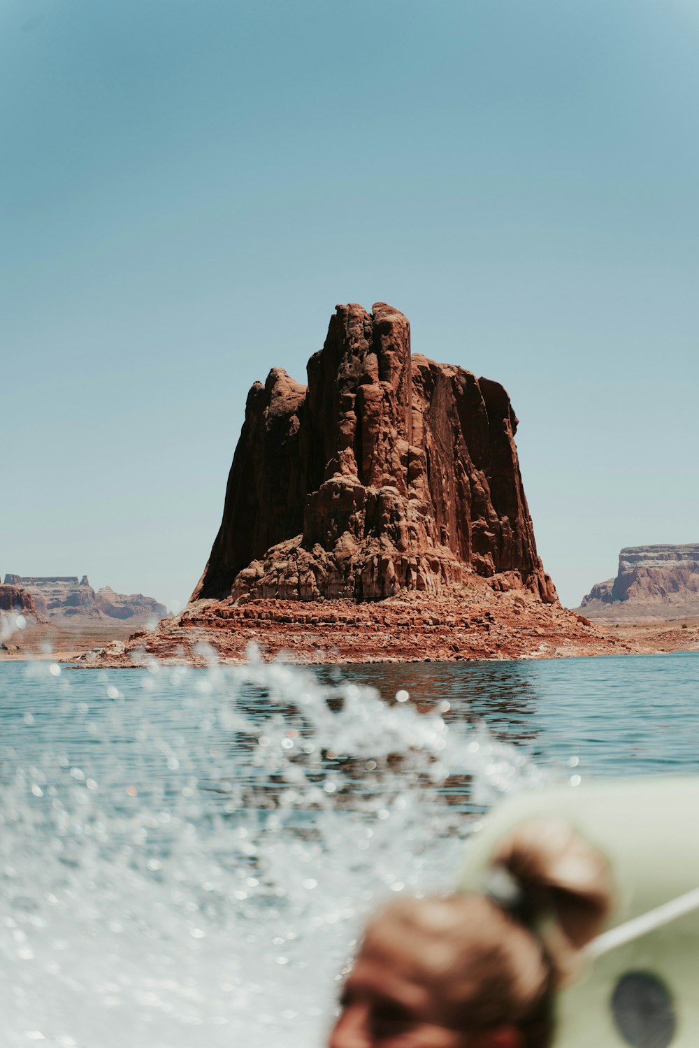 brown rock formation