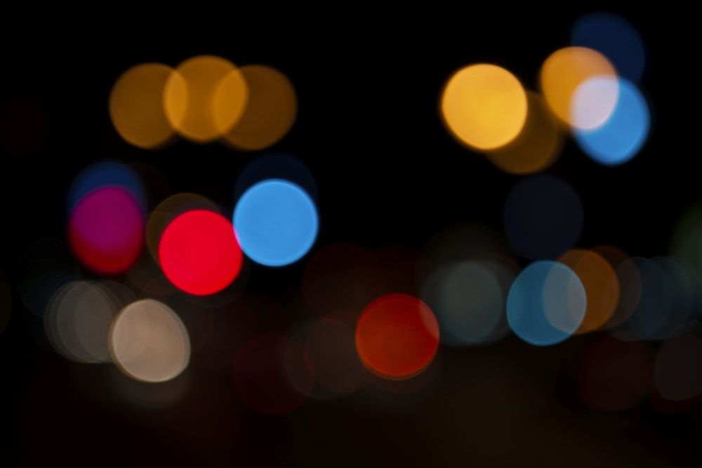 multicolored bokeh light