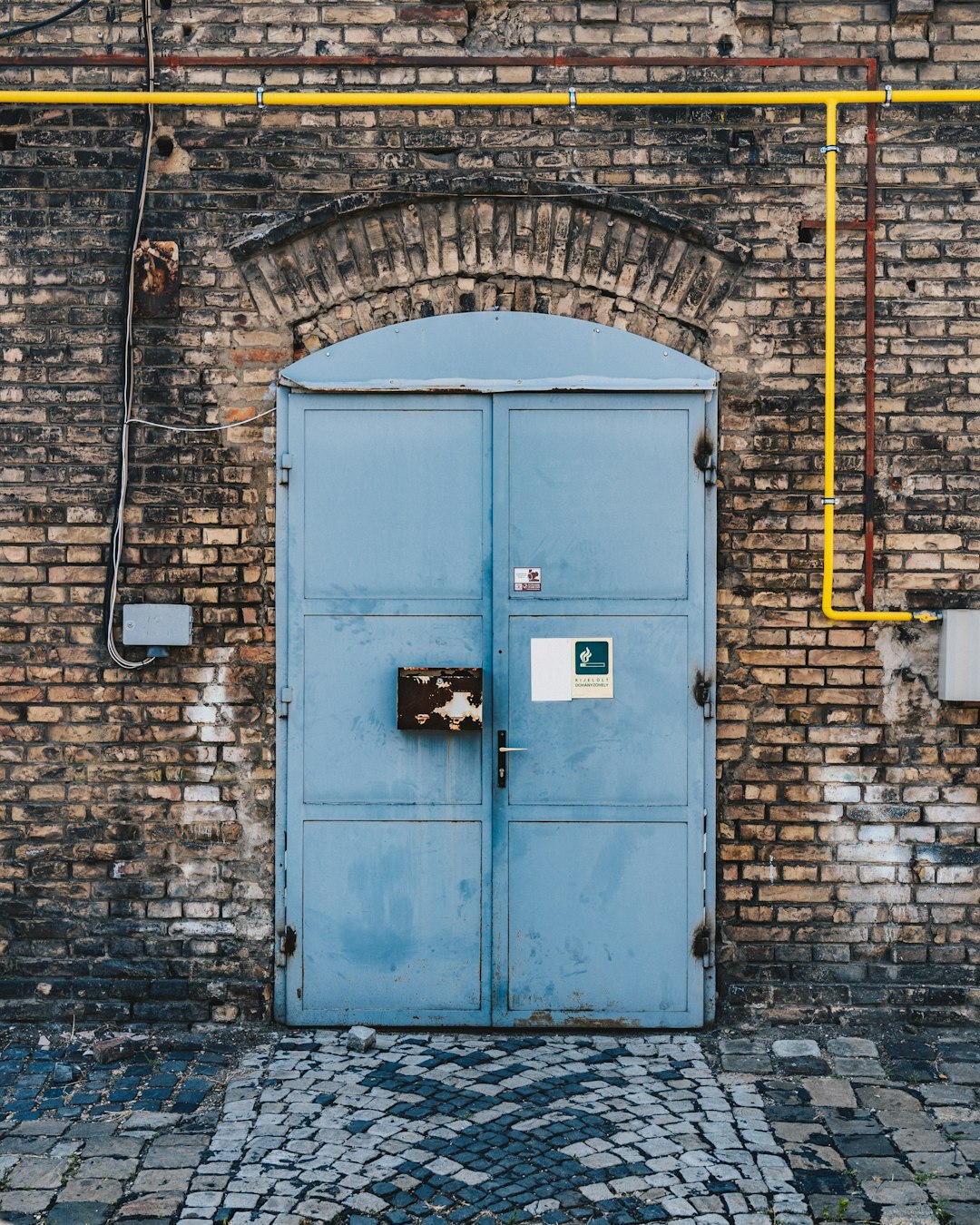 closed French doors