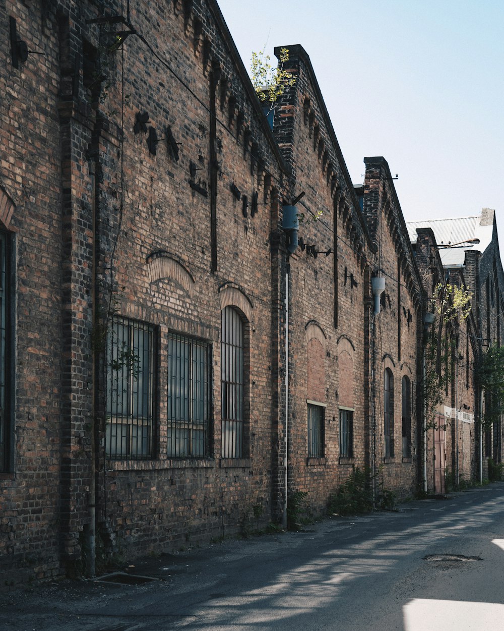 brown brick building