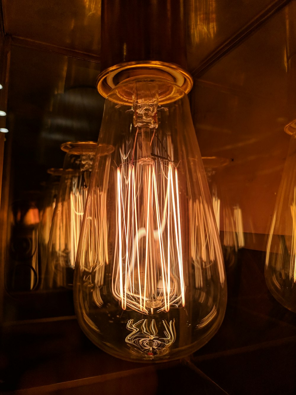 clear glass bulb