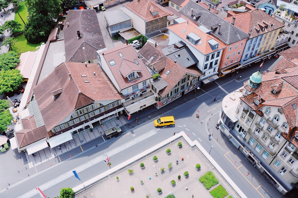 aerial photo of buildings during daytime