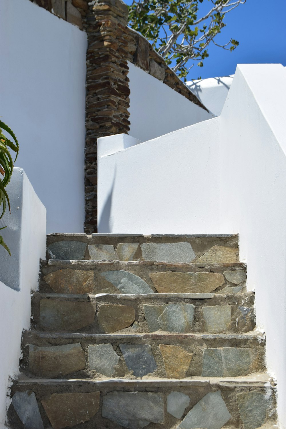 gray and brown concrete stairs during daytime