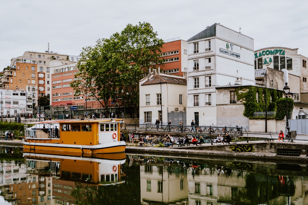 building beside river