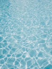 rippling crystal blue water
