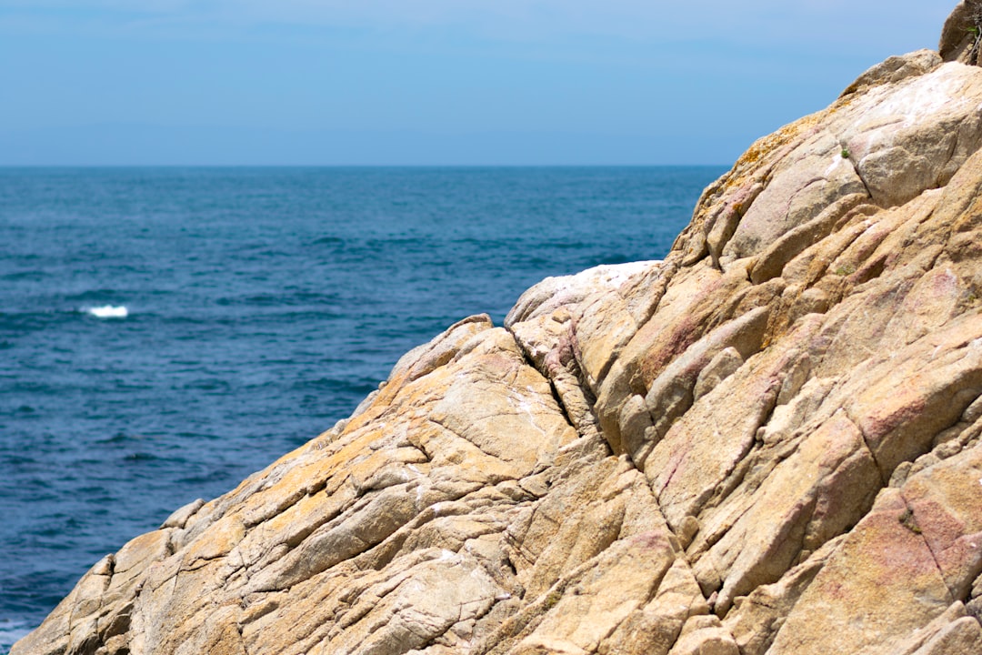 rock formation near sea