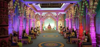 Hindu Gods sitting statue