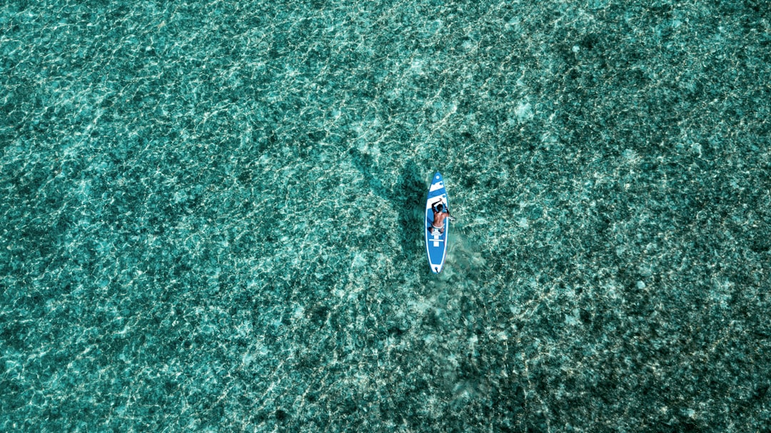 woman on paddling board