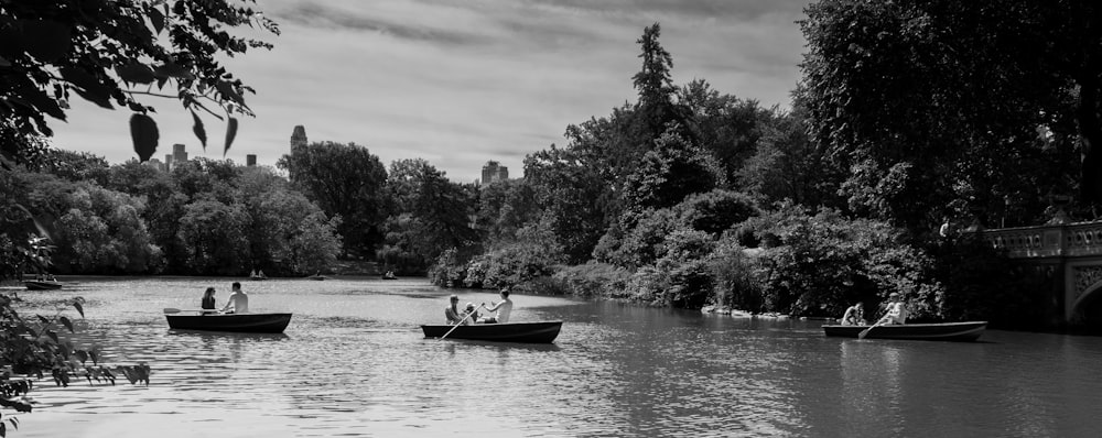 three boats