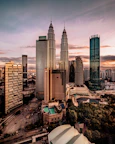 aerial photography of buildings