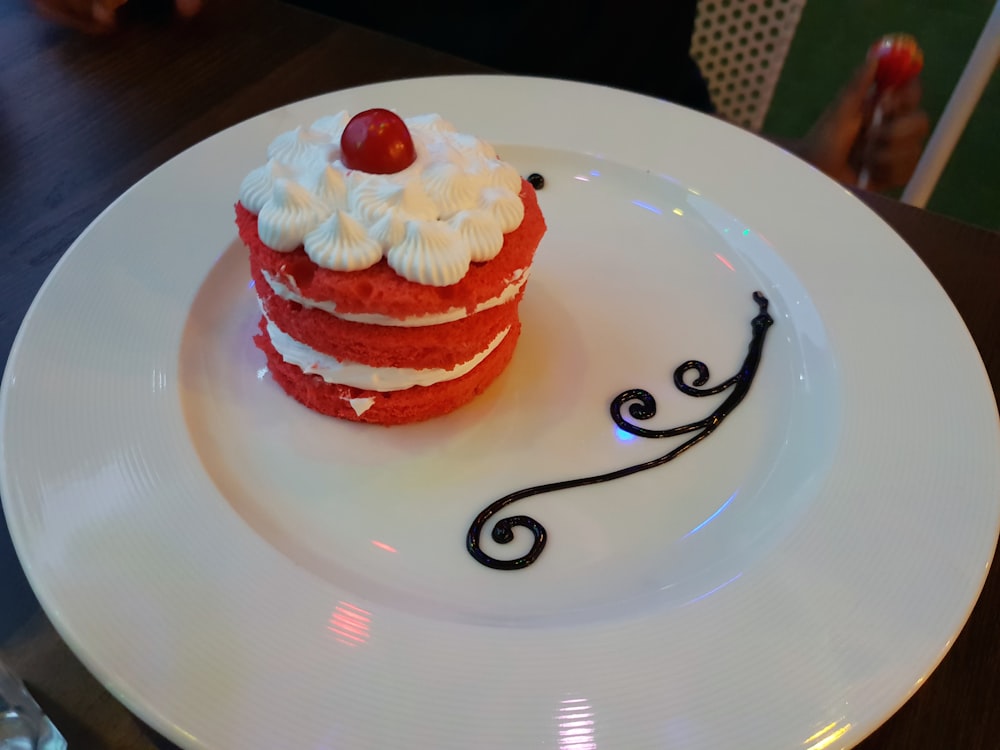 Kuchen mit Erdbeer-Topping
