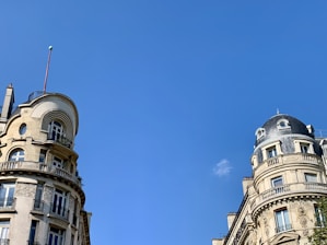 beige and gray buildings