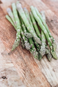 pile of asparagus