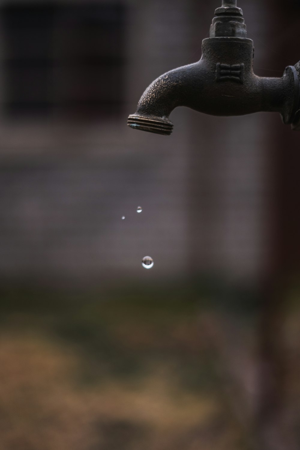 water dropping from faucet