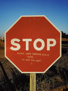 stop signage