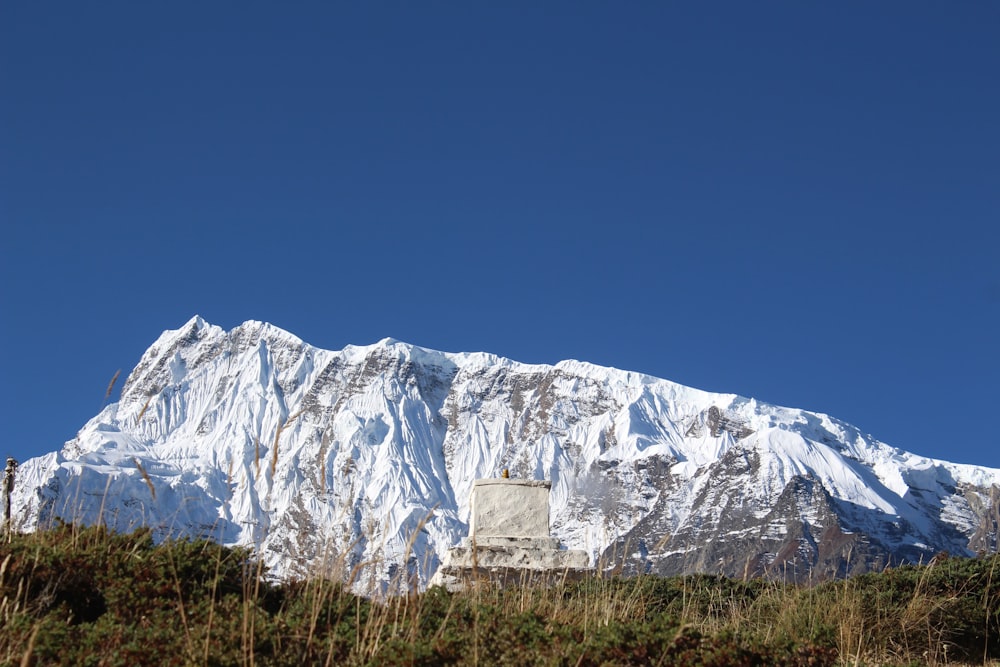 montanha coberta de neve