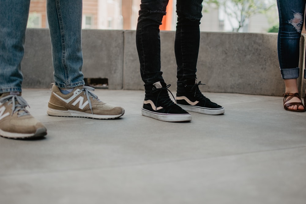 black-and-white Vans Sk8-Hi sneakers