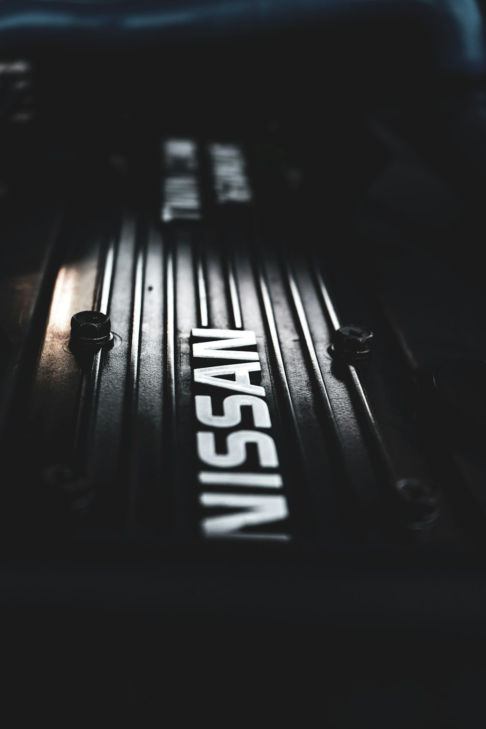 black Nissan logo